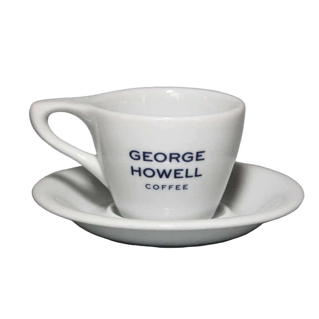Logo Espresso Cup with Saucer