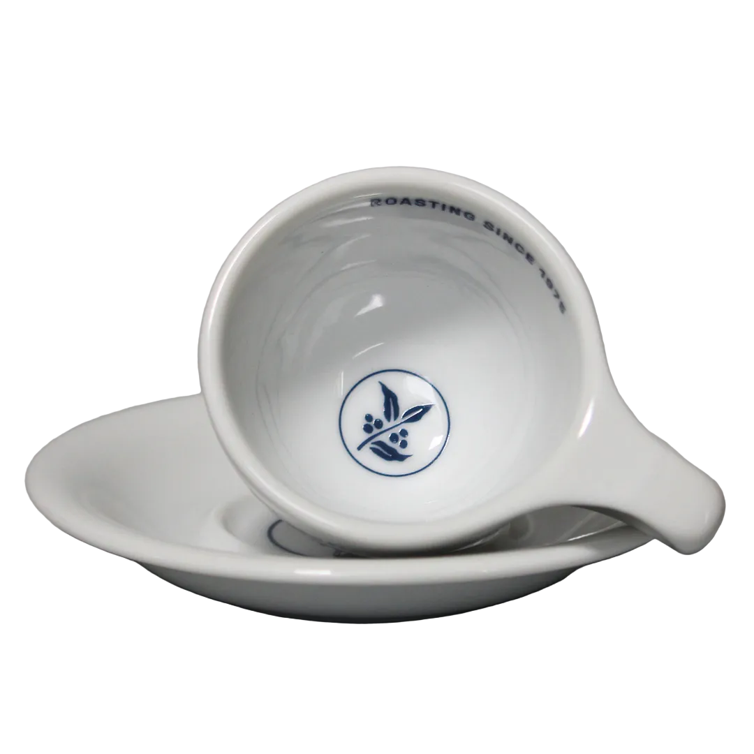 Logo Espresso Cup with Saucer